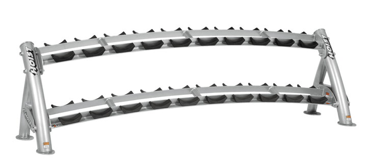 Hoist 2-Tier Horizontal Dumbbell Rack