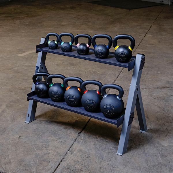 Body-Solid Dual Dumbbell & Kettlebell Rack