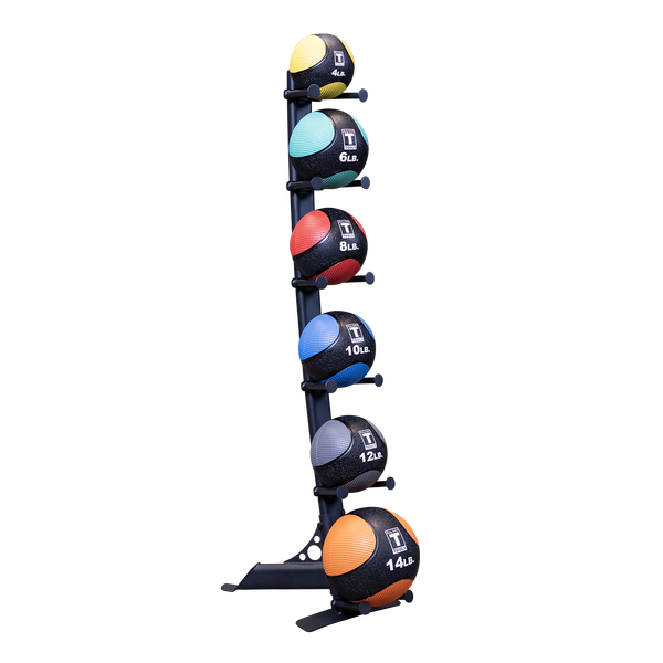 Body-Solid Medicine Ball Set with Rack #GMR10-PACK