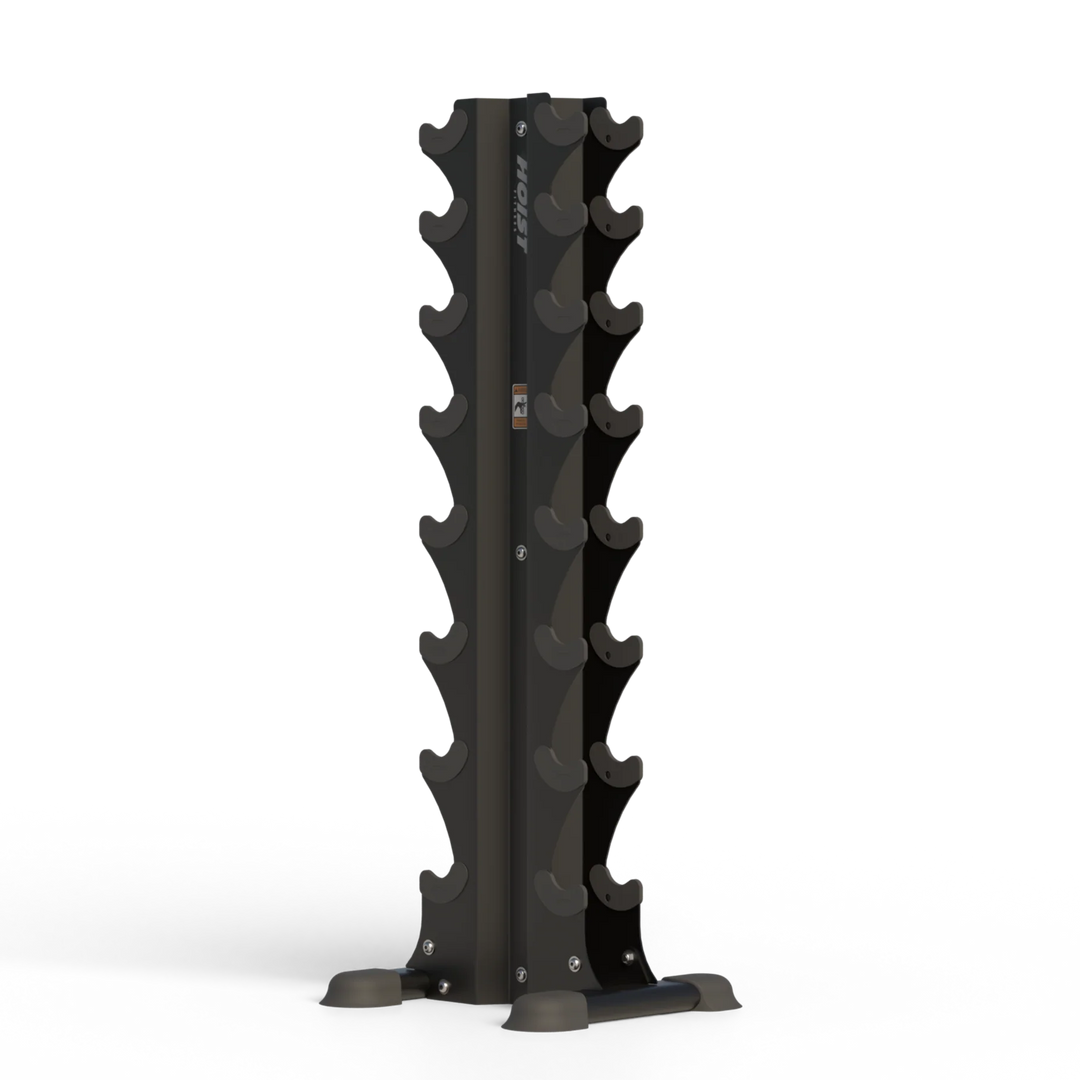 Hoist 8 Pair Vertical Hex Dumbbell Rack