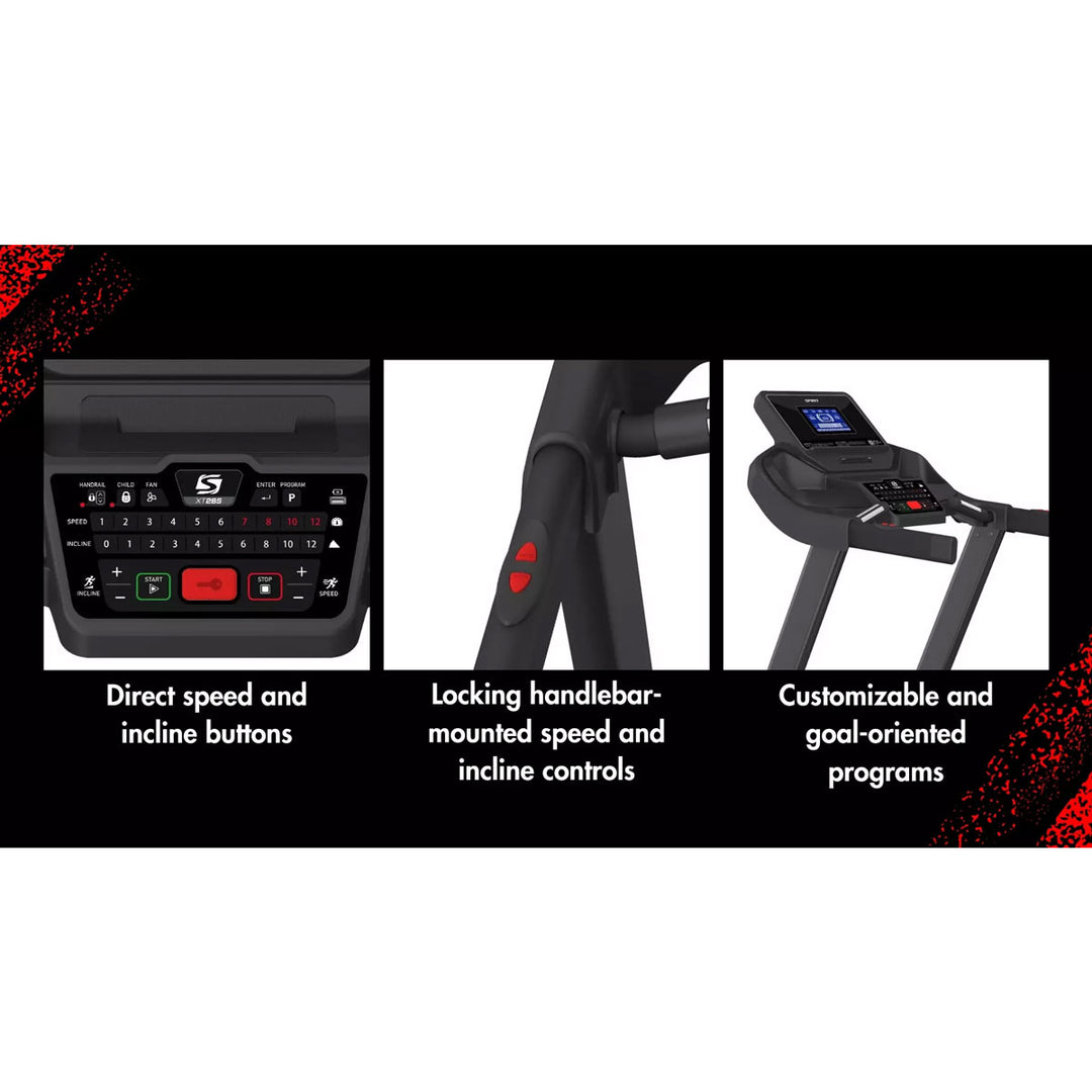 Spirit XT285 Folding Treadmill