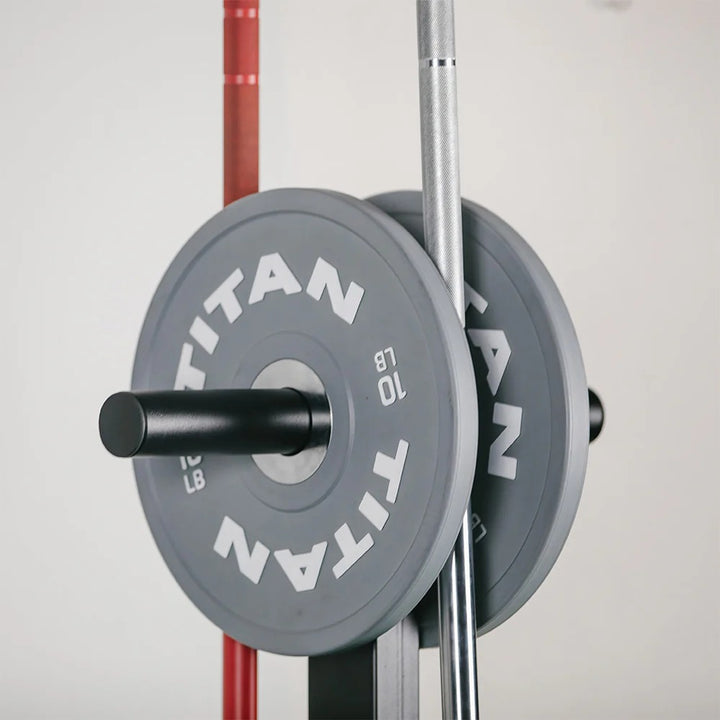 Certified Used Titan Portable Weight Plate and Barbell Storage Tree