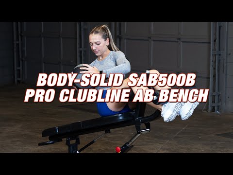Body-Solid Pro Club Line Ab Bench SAB500