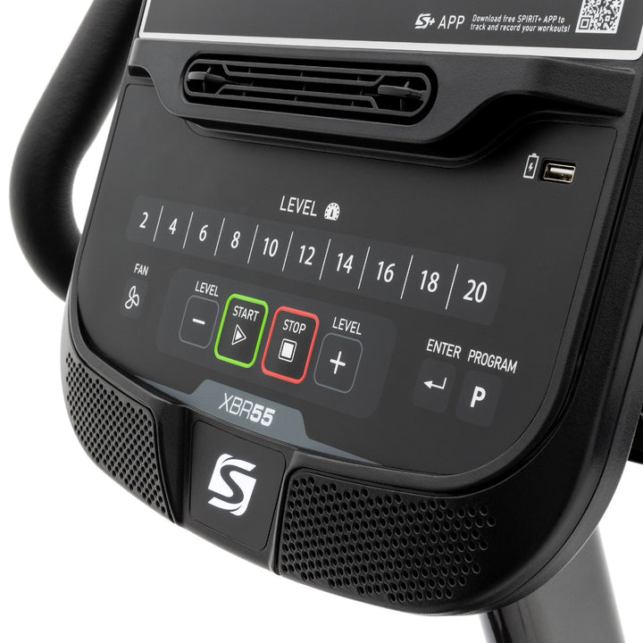 Spirit XBR55 Recumbent Bike
