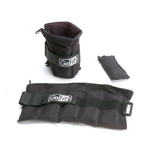 GoFit Adjustable Ankle Weights - 10 lbs. - Weighted Resistance