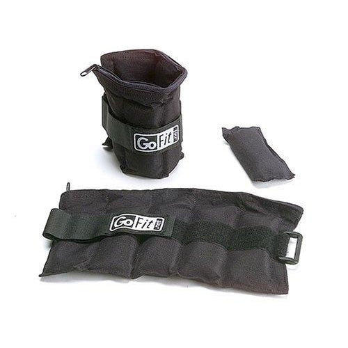 GoFit Adjustable Ankle Weights - 5 lbs. - Weighted Resistance