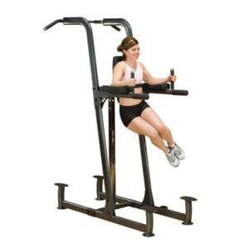 Body-Solid Knee Raise Dip & Chin Station #FCD - Abs & Back