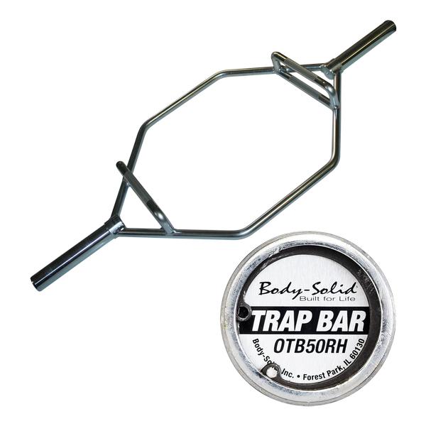 Body-Solid Olympic Shrug Bar (Raised Handles) #OTB50RH
