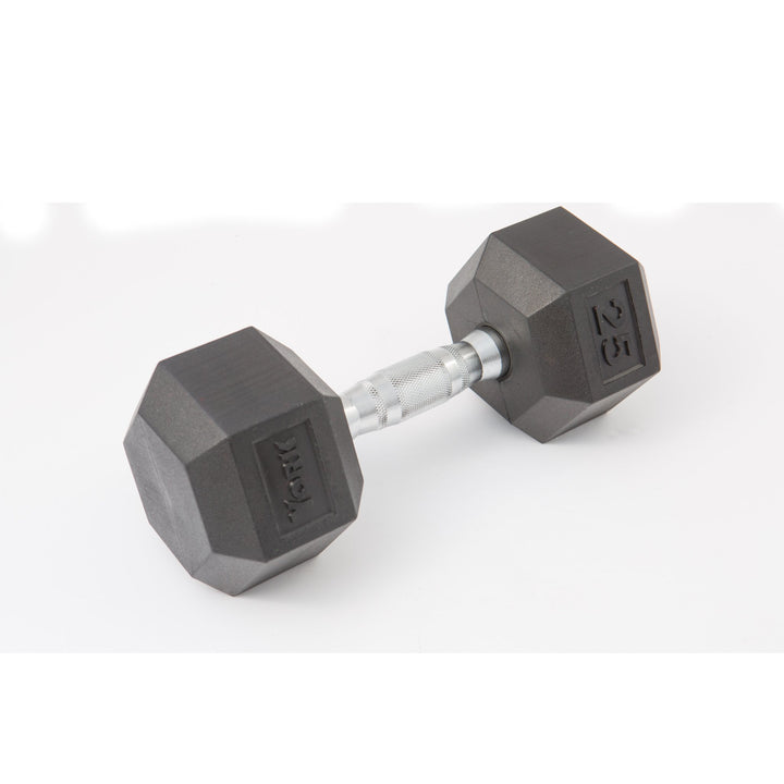 York Barbell Rubber Hex Dumbbells