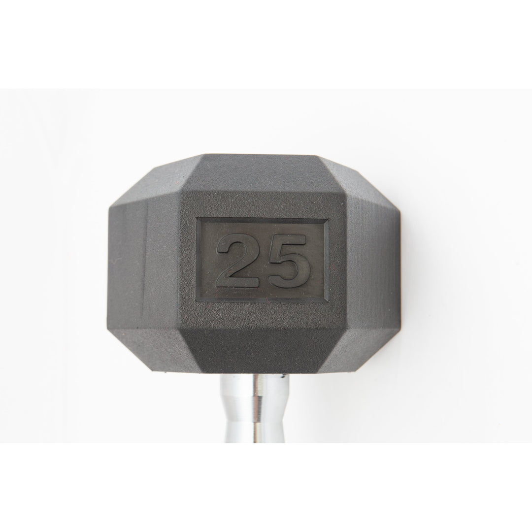 York Barbell Rubber Hex Dumbbells