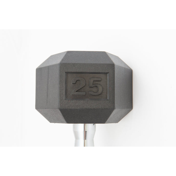 York Barbell Rubber Hex Dumbbells