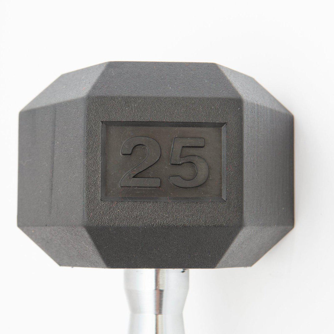 Rubber Hex Dumbbell SET 5-50 LBS.