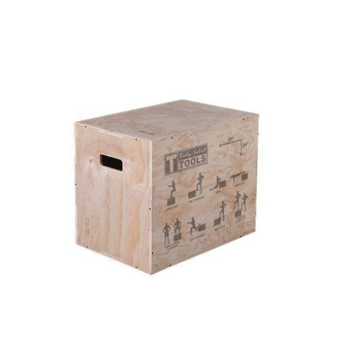 Body-Solid 3-in-1 Wooden Plyo Box #BSTWPBOX - Plyometric Boxes