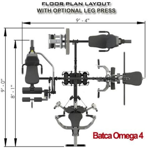 Batca Omega 4 Multi-Station Gym - Commercial Multi-station Gyms