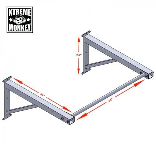 XTreme Monkey Wall Mounted Chin Up Bar - Chin Up Bars