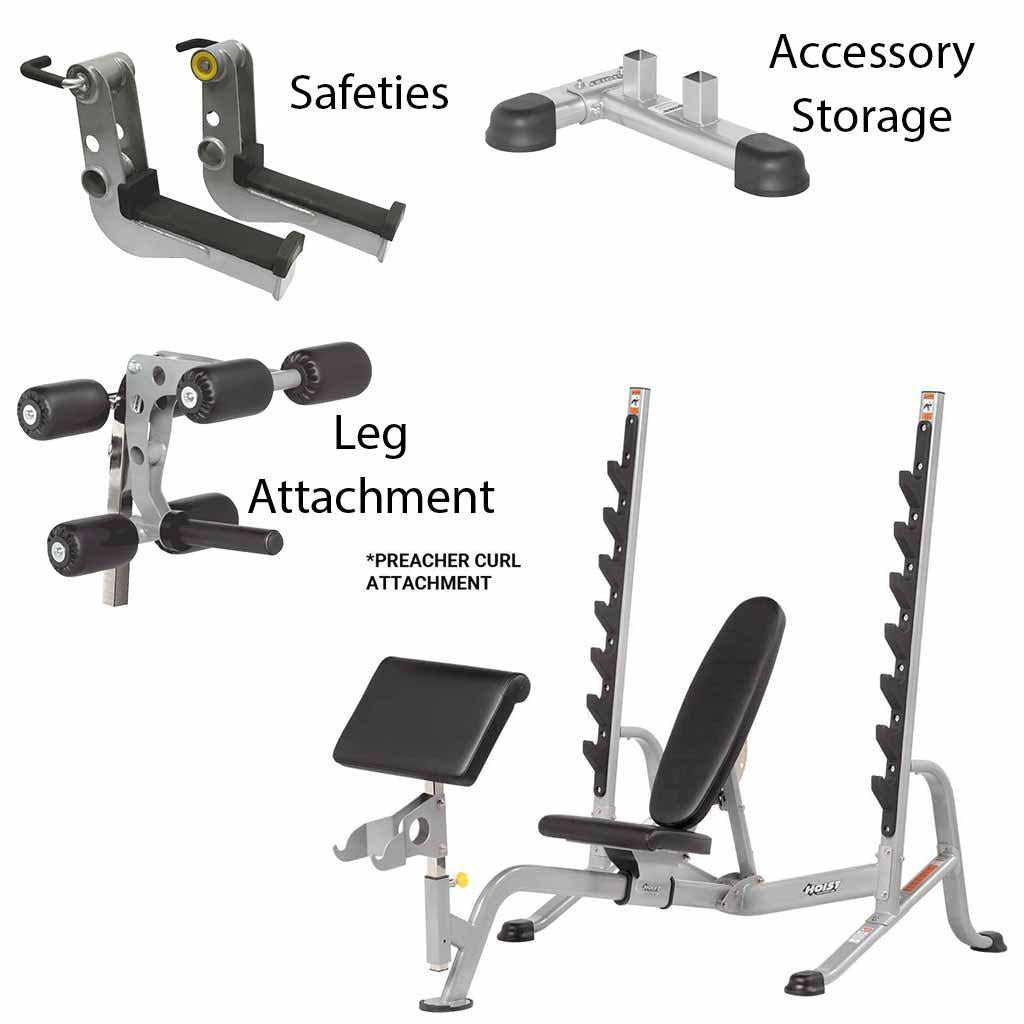 Hoist 7 Position F.I.D. Olympic Bench