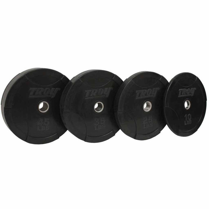 Troy Solid Rubber Bumper Plate 230 LB Set