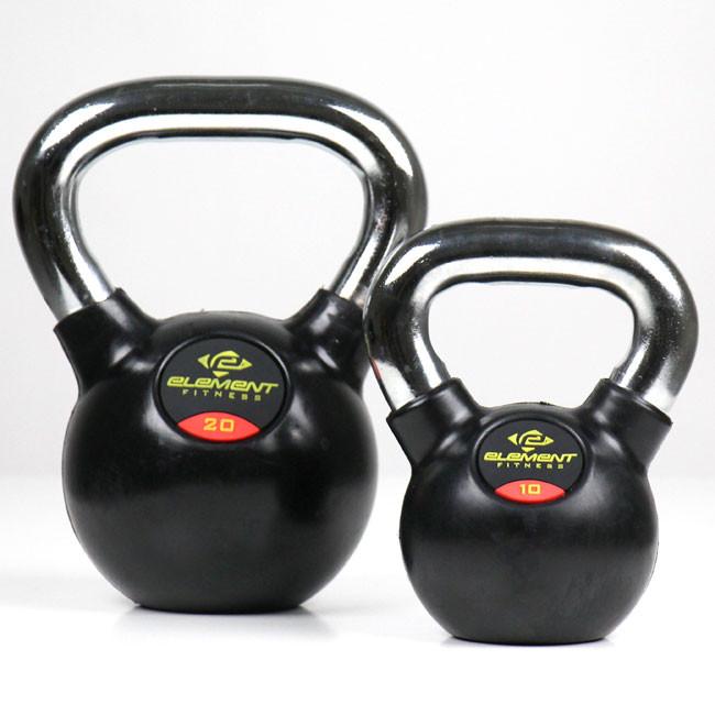 Element Fitness Commercial Chrome Handle Kettlebells