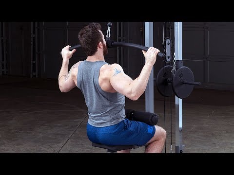 Body-Solid Plate Loaded Lat Machine