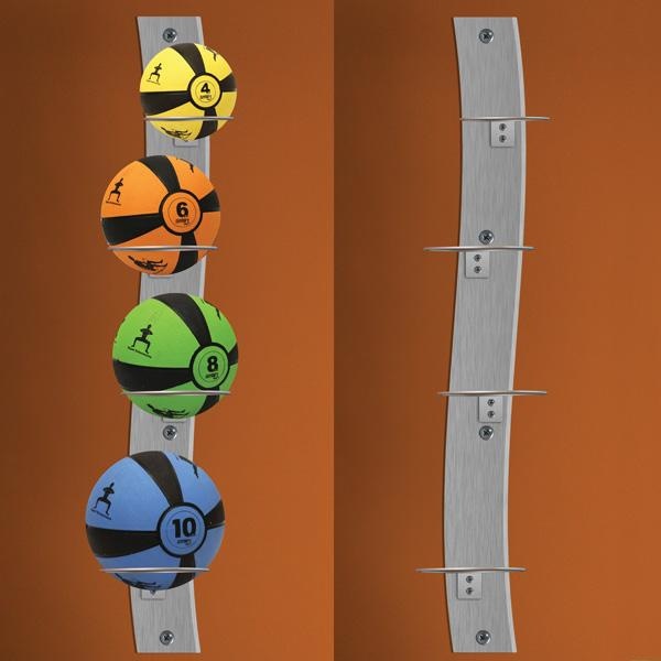 Prism Wall Mounted Medicine Ball Rack - Storage