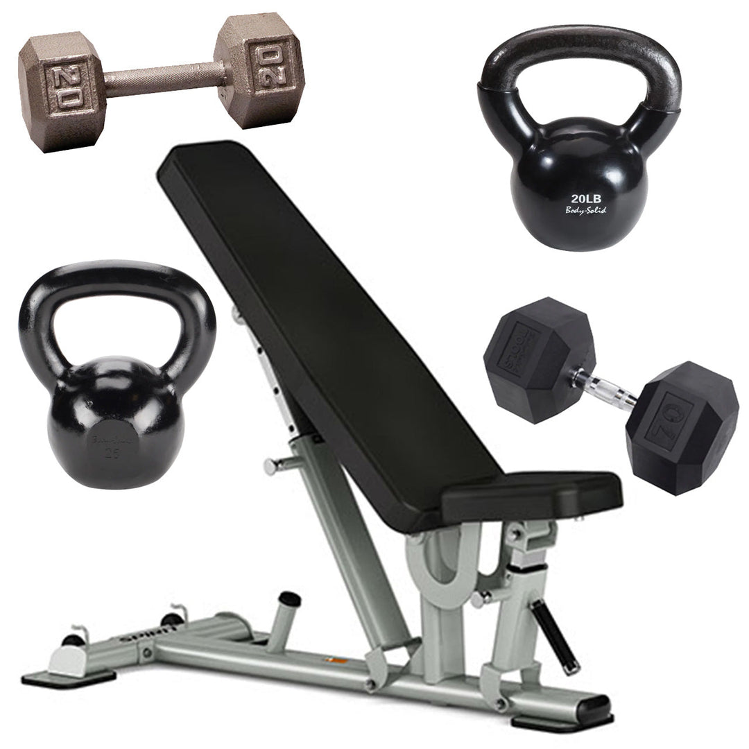 Weights and Bench Combo SALE