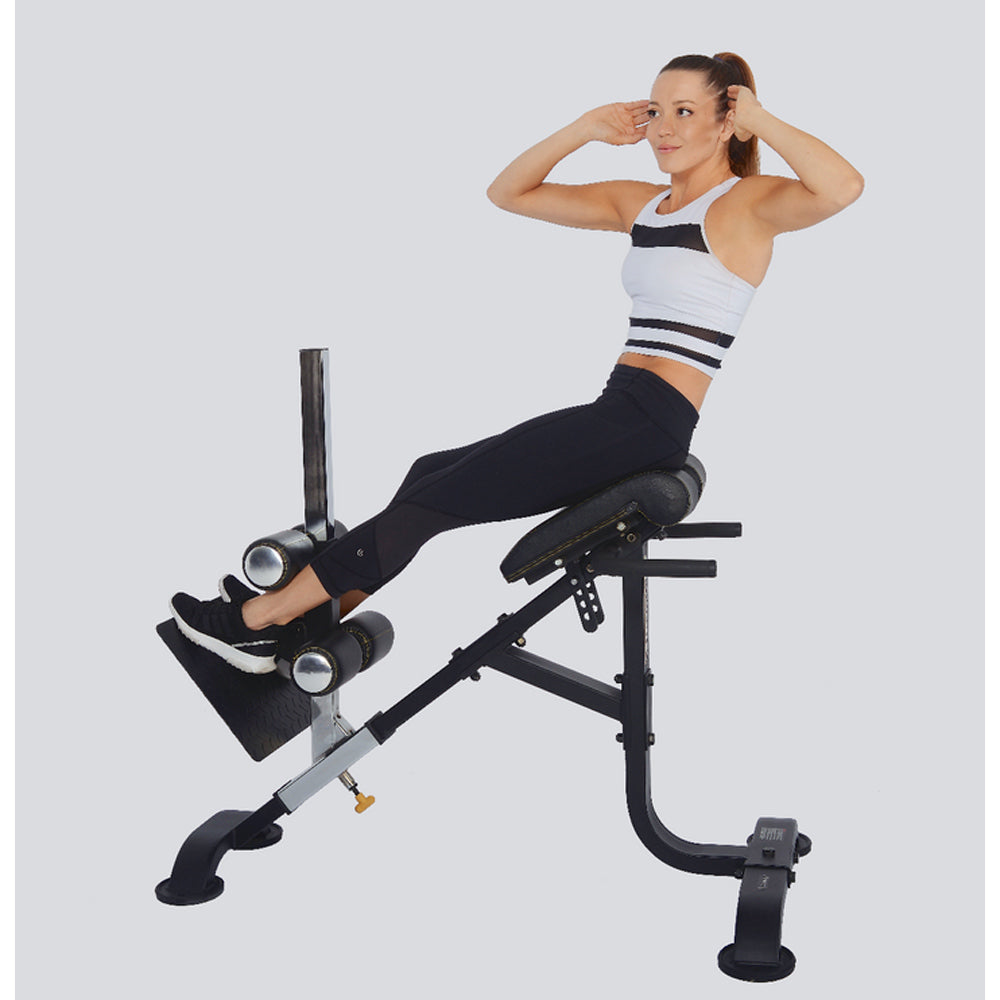 PowerTec Dual Hyperextension Crunch