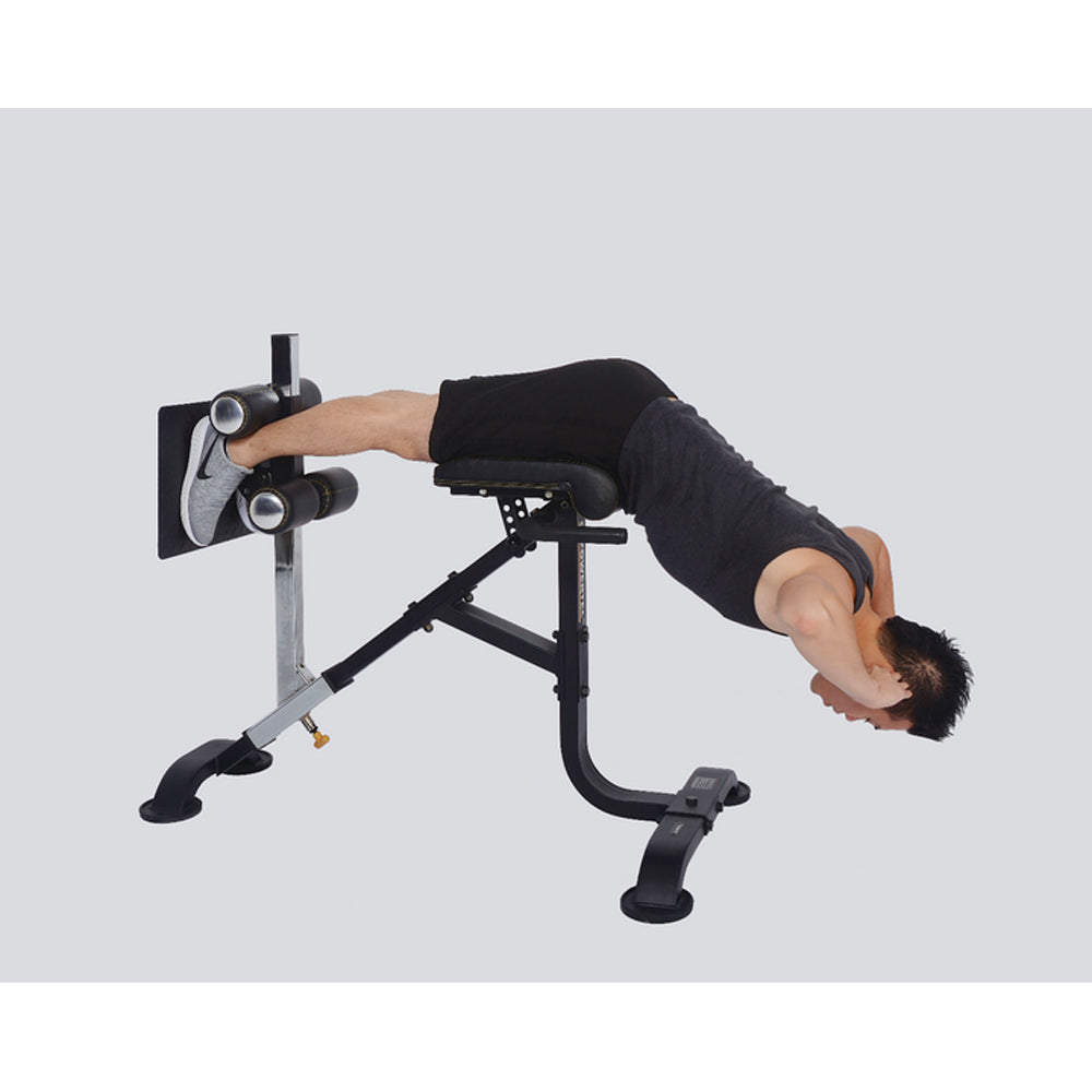 PowerTec Dual Hyperextension Crunch