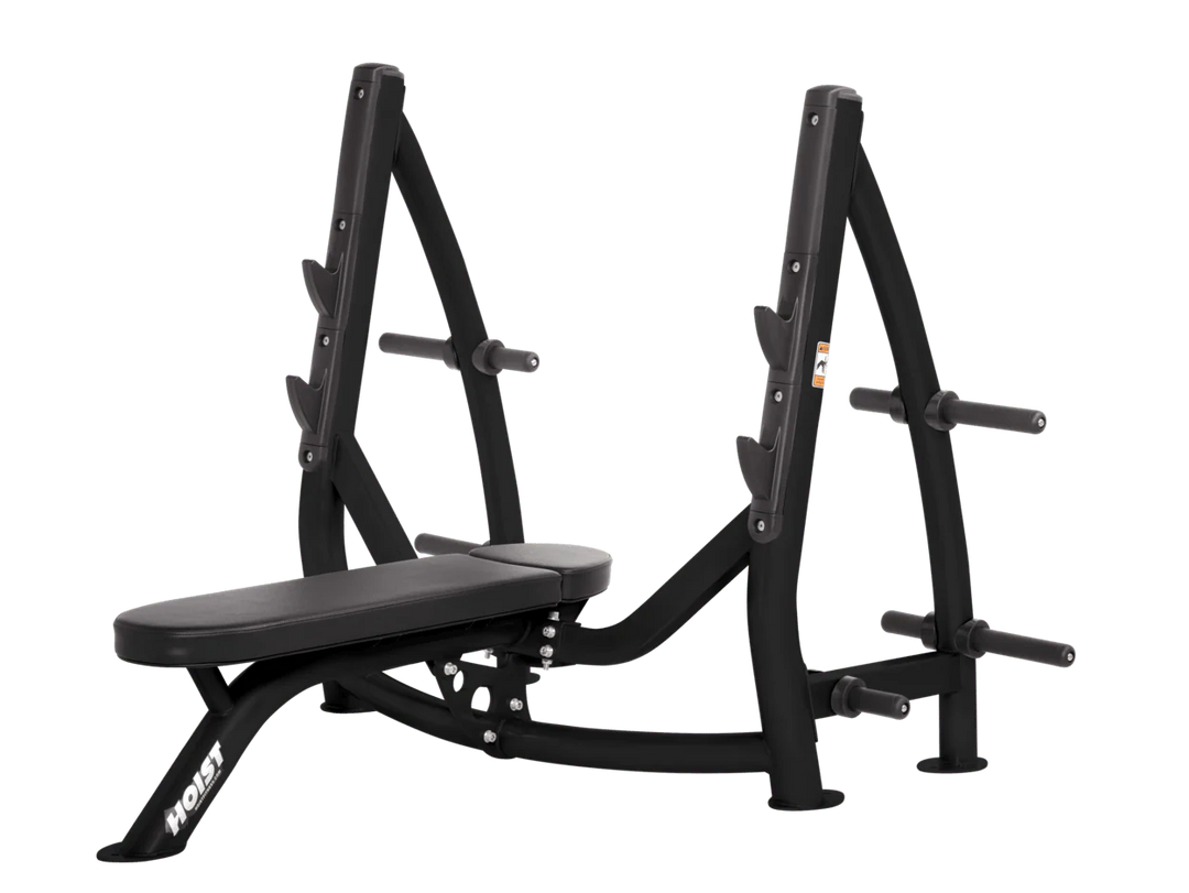 Hoist Olympic Flat Bench With Storage