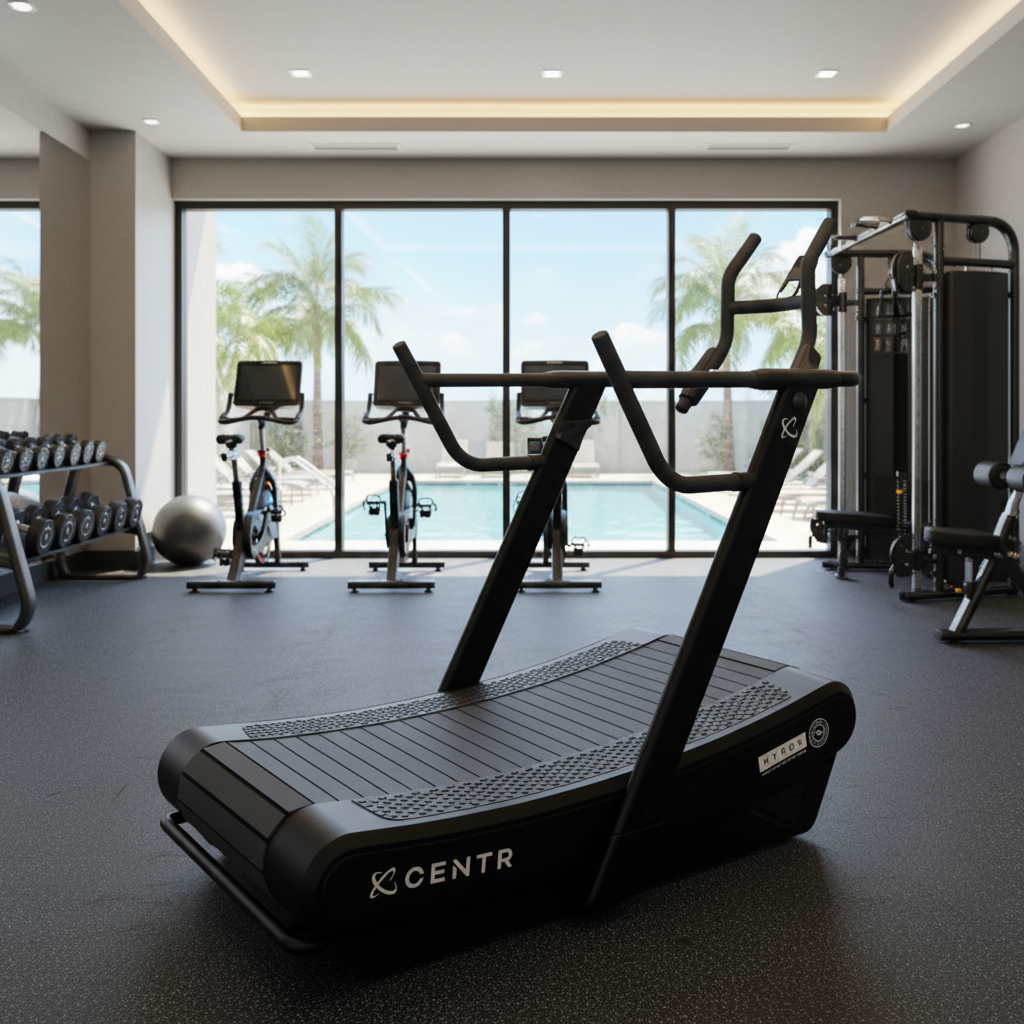 Centr Hyrox Treadmill side profile view