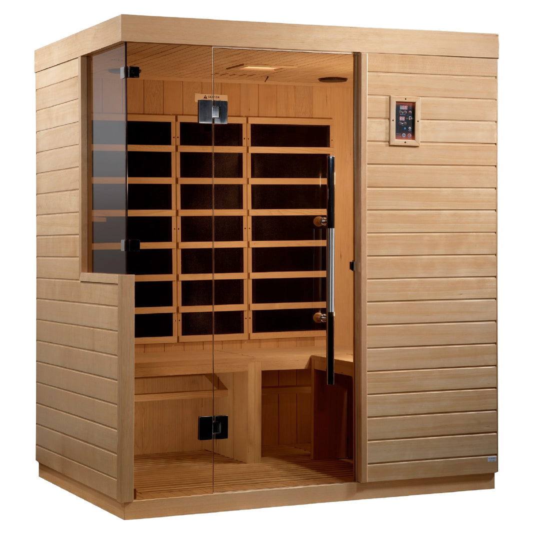 Bilbao 3 Person Ultra Low EMF FAR Infrared Sauna DYN-5830-01