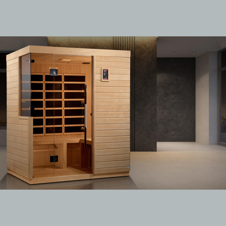 Bilbao 3 Person Ultra Low EMF FAR Infrared Sauna DYN-5830-01