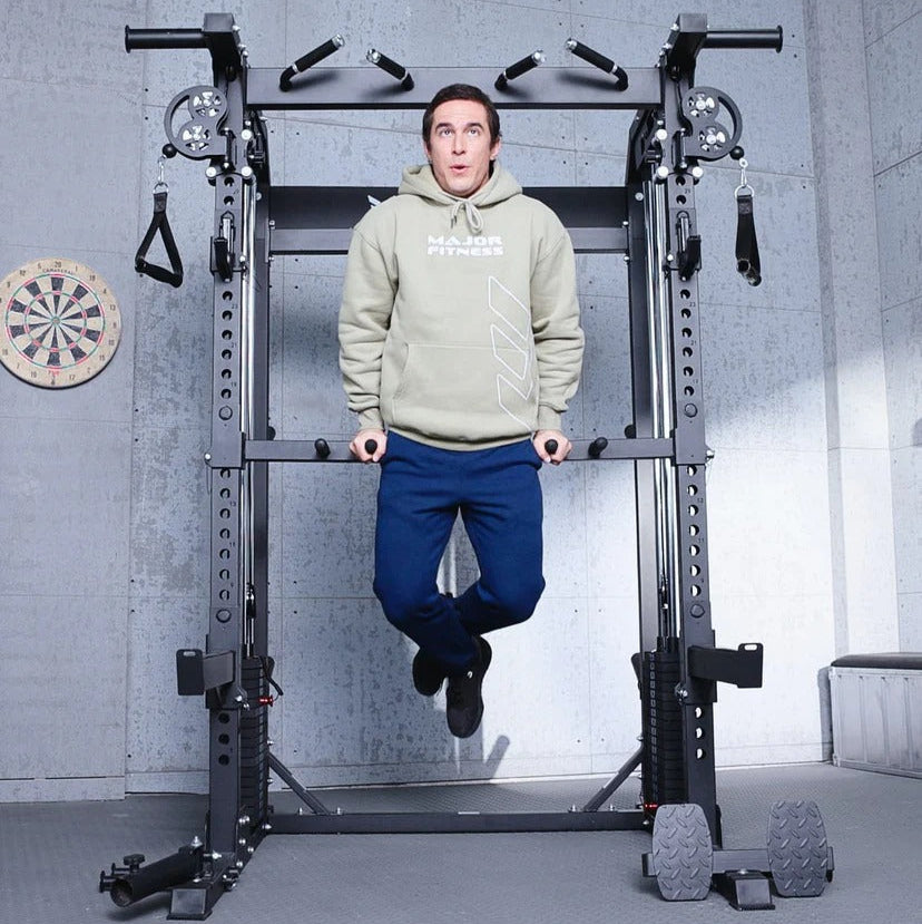Major Fitness Power Rack Power Cage, F16 All-in-One Multi-Function