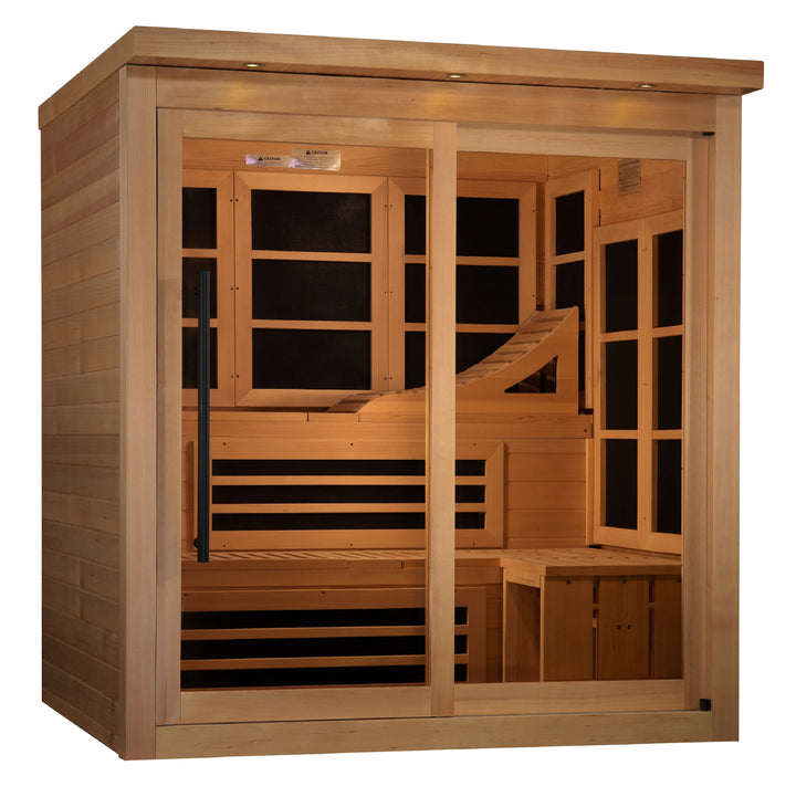 La Sagrada 6 Person Ultra Low EMF FAR Infrared Sauna DYN-5860-01