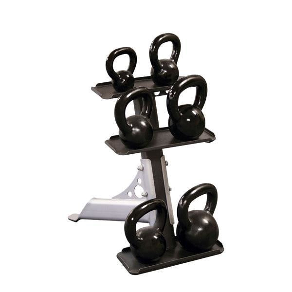 Body-Solid 3-Pair Kettlebell Rack - Storage