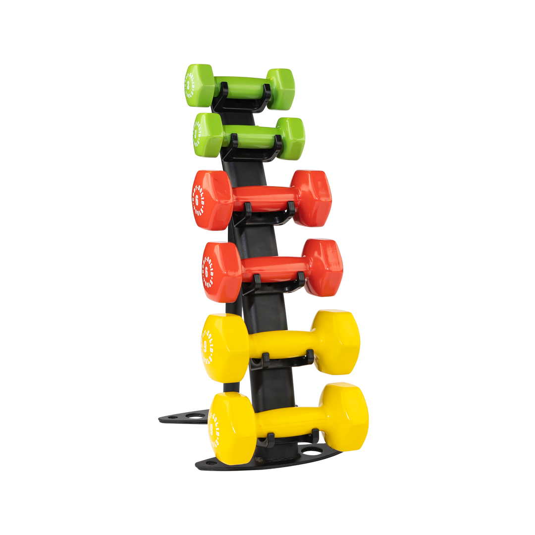 Body-Solid Vinyl Dumbbell Rack GDR10B