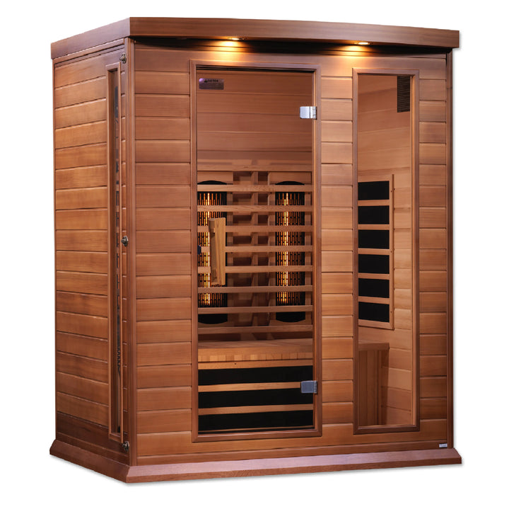 Maxxus 3 Person Full Spectrum Infrared Sauna - Canadian Red Cedar