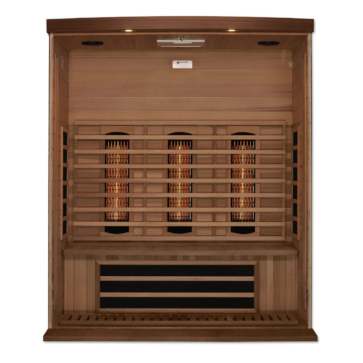 Maxxus 3 Person Full Spectrum Infrared Sauna - Canadian Red Cedar