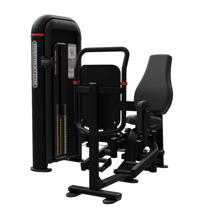 Black fitness machine on a white background
