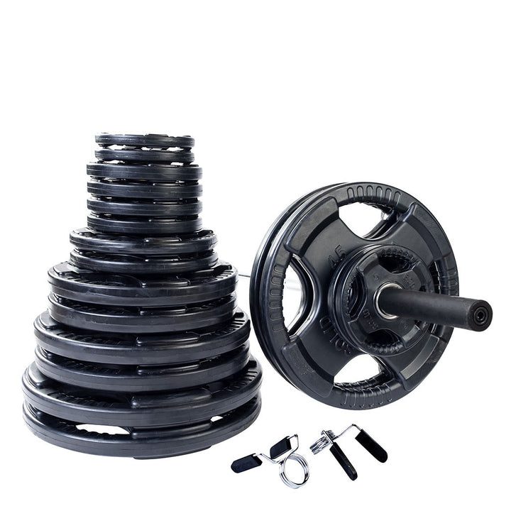 Body-Solid Olympic Rubber Grip Weight Set