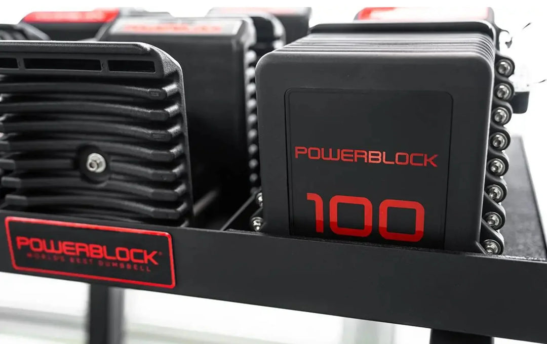 PowerBlock Commercial Pro 100 Adjustable Dumbbell Set