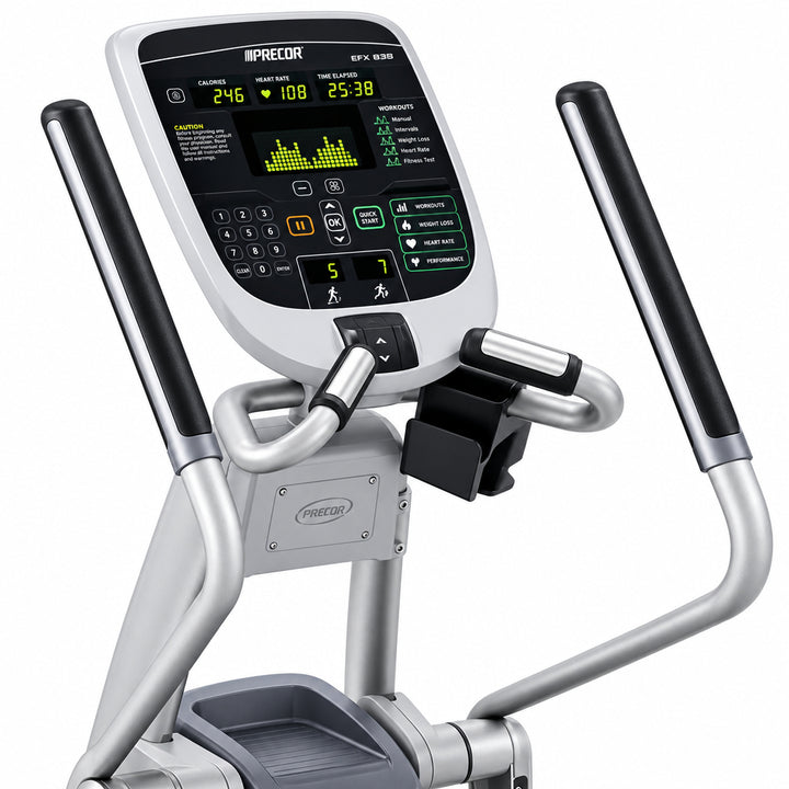 Precor EFX835 Console on White background