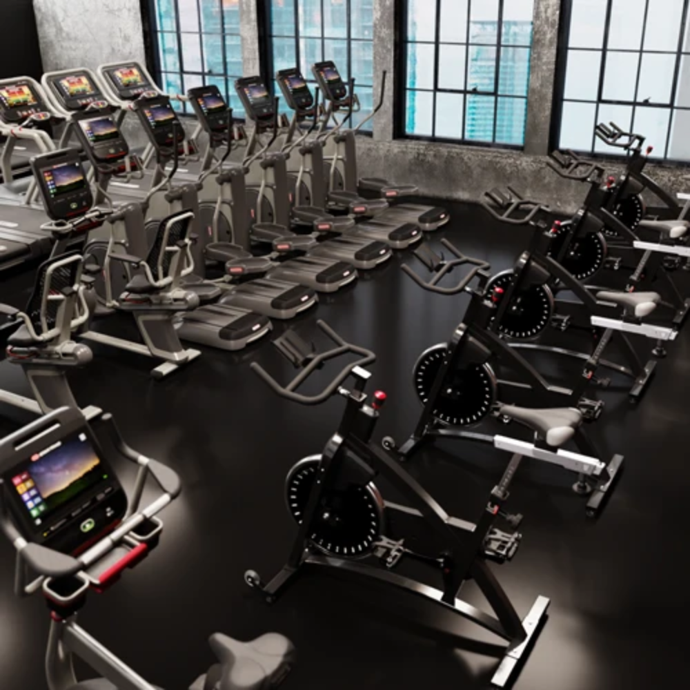 Commercial Gym with Star Trac and Schwinn Fitness Equipment