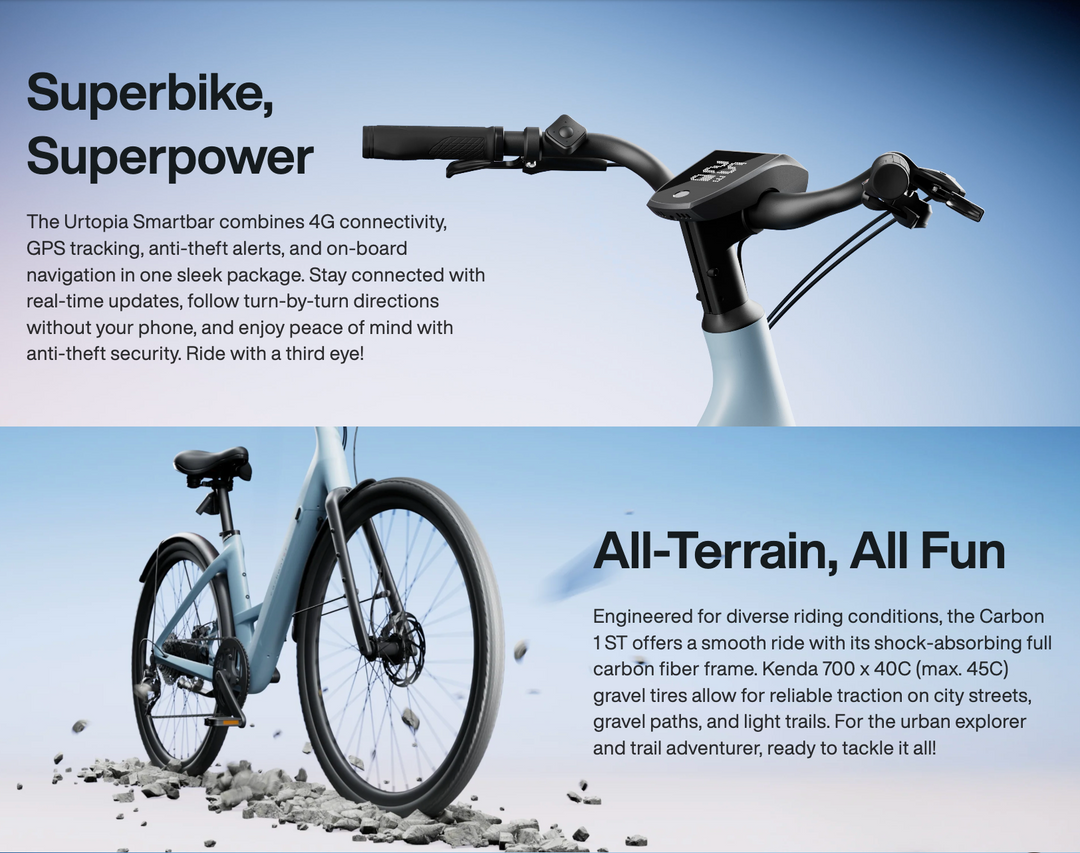 carbon urban bike Carbon 1 Step-Thru – Fitness Exchange