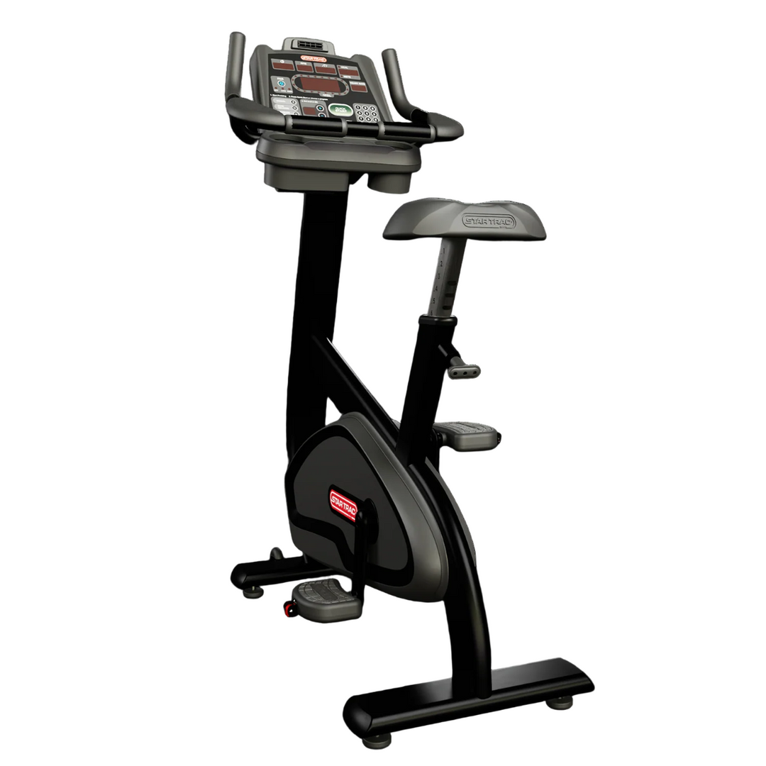 Exercise bike on a white background