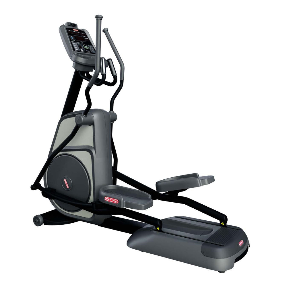 Elliptical trainer on a white background