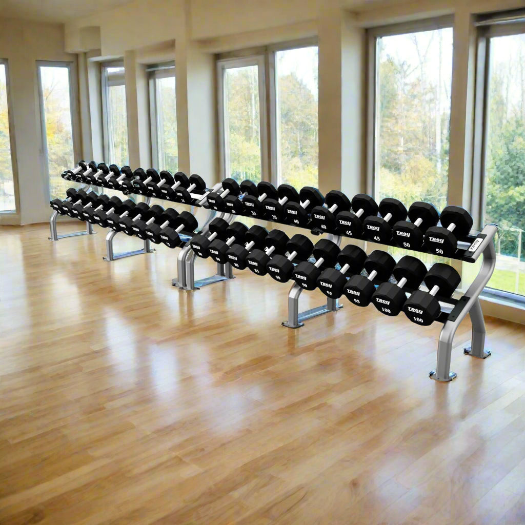 12 Sided Urethane Dumbbells