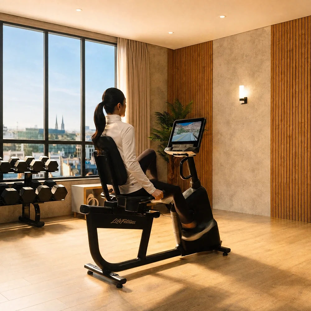 Life Fitness Atmos Recumbent Bike