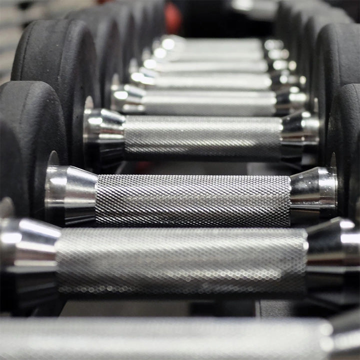 Body-Solid Round Head Rubber Dumbbells