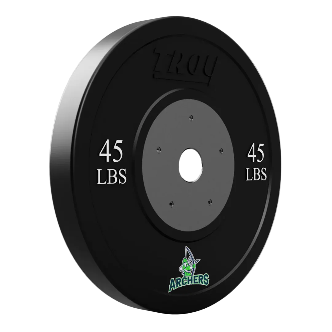 45-pound weight plate with &