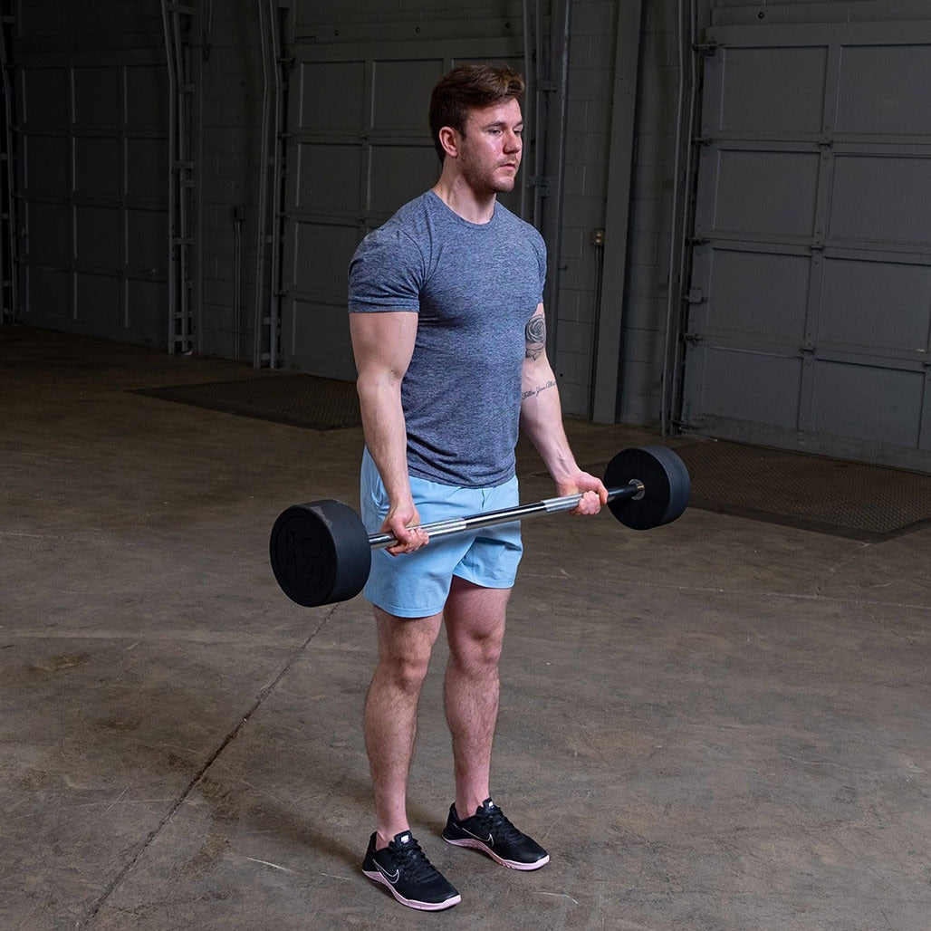 Body-Solid 80 lb Fixed Straight Weight Barbell